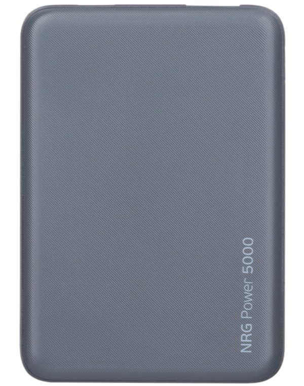 Внешний аккумулятор Deppa NRG Power Compact, 5000 mAh, серый