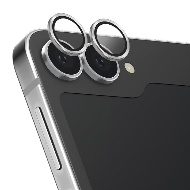 Uniq стекло для Galaxy Z Flip6 OPTIX Camera Lens protector Aluminium, Серебряный