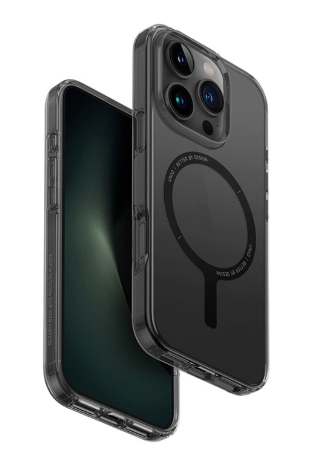 Чехол Uniq для iPhone 16 Pro, Clario MagSafe, Дым