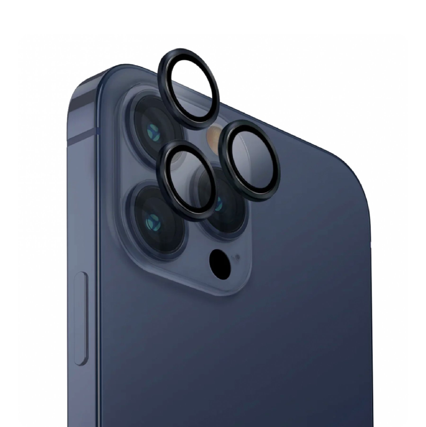 Защитное стекло линзы SupGlass Anti Glare на камеру iPhone 15 Pro/15 Pro Max, Синий