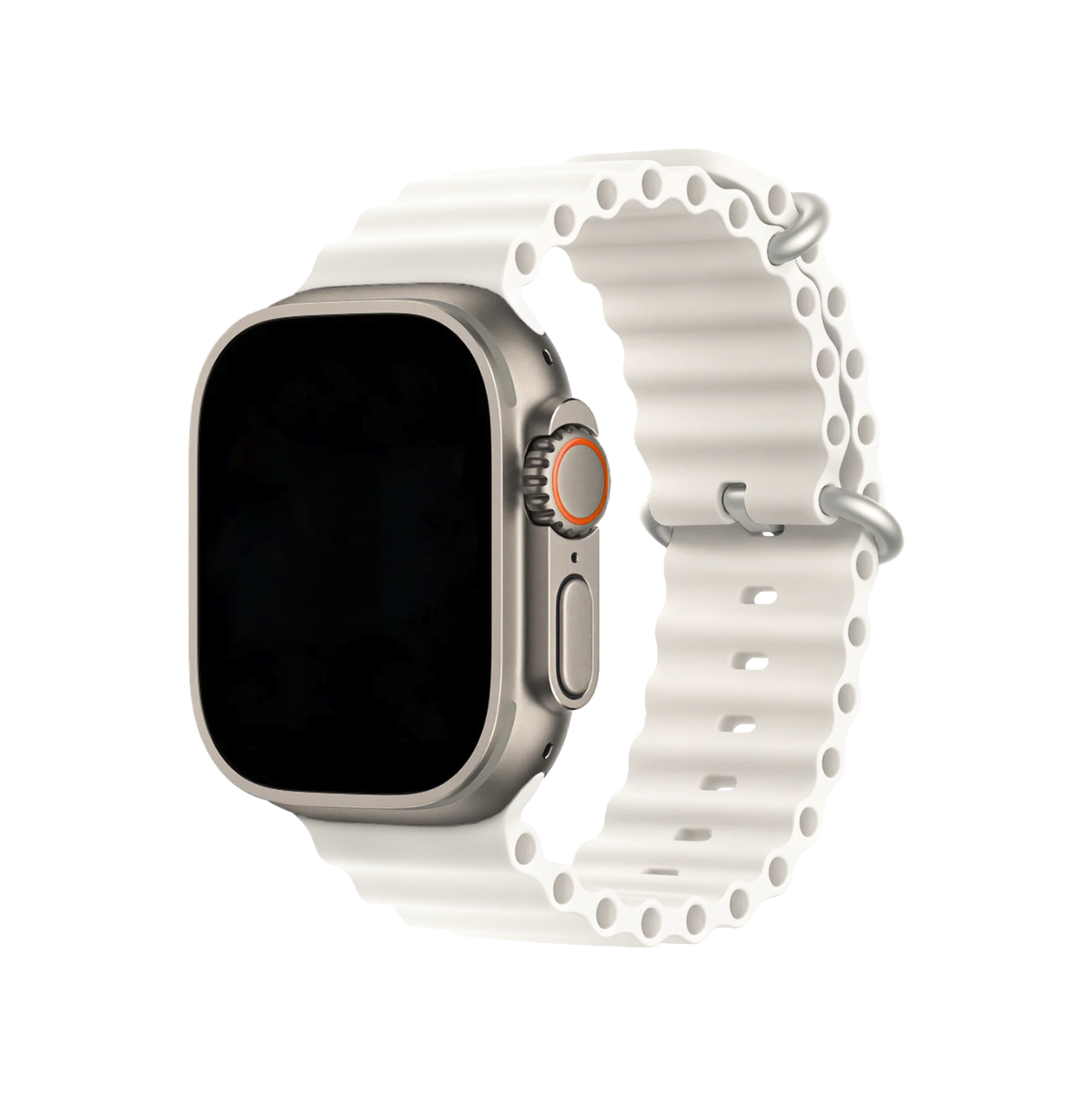 Ремешок для Apple Watch 49mm силиконовый, белый