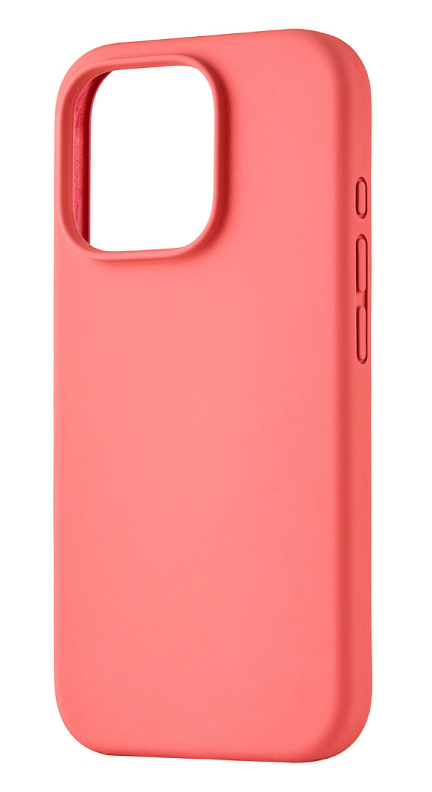 Чехол Ubear Touch Mag для iPhone 16 Pro, Силикон, софт-тач, Коралловый