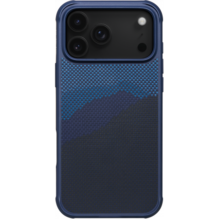 Противоударный чехол Pitaka Aramid ProGuard Case для iPhone 17 Pro, Синий