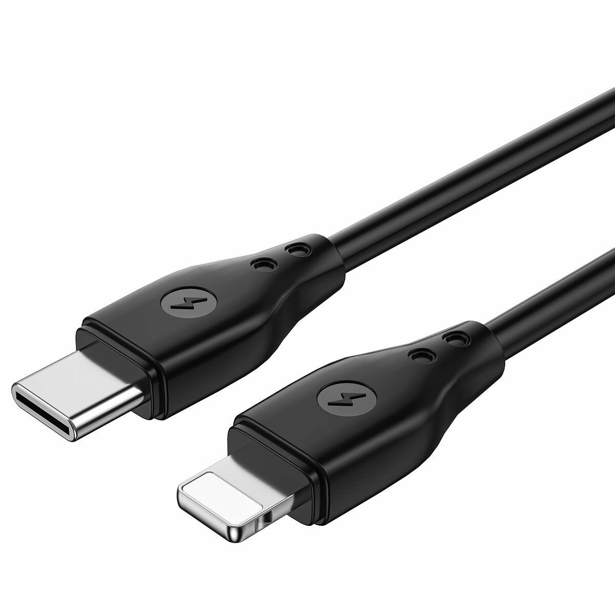 WiWu C002 PD Type-C -> Lightning 1м, Черный