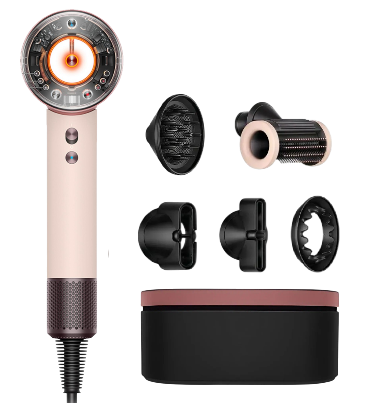 Фен Dyson Supersonic Nural HD16, Розовый/Розовое золото - Подарочный футляр