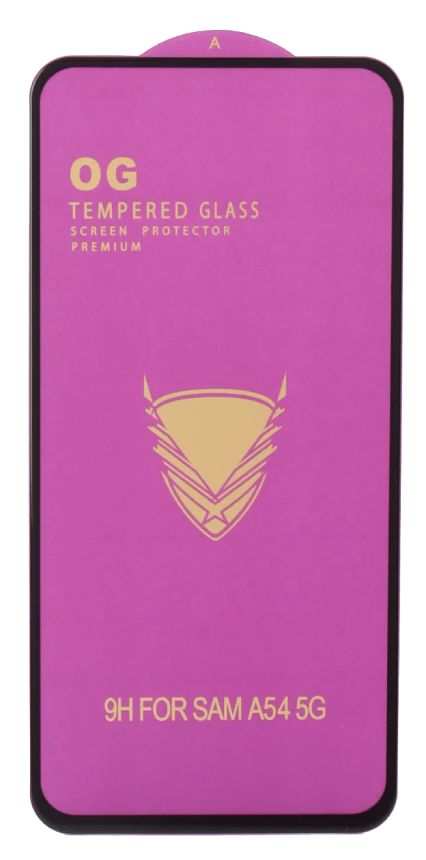 Защитное стекло OG для Samsung A54, Черный