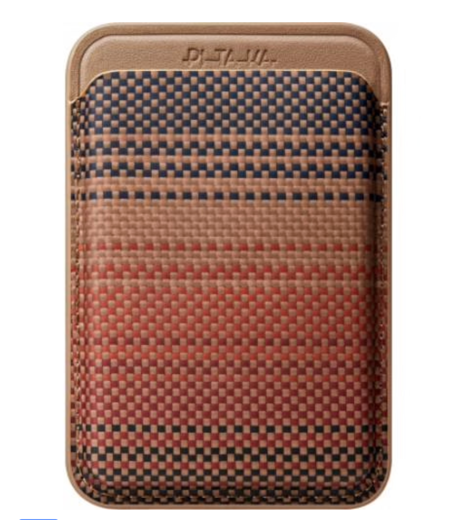 Чехол-бумажник Pitaka с MagSafe, Кевлар, Оранжевый