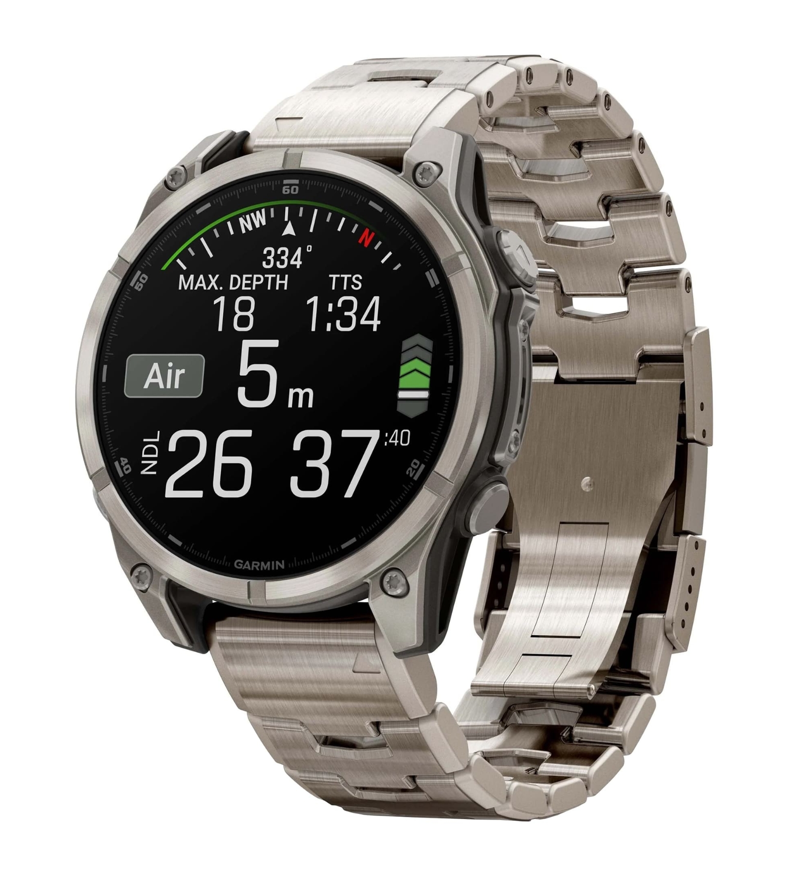 Garmin Fenix 8, 47 мм, AMOLED, Sapphire bare Titanium, Graphite with Titanium band plus Graphite silicone band, Графитовый