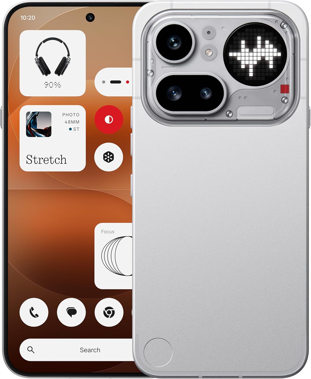 Смартфон Nothing Phone (4a) Pro 12/256Гб, Серебристый