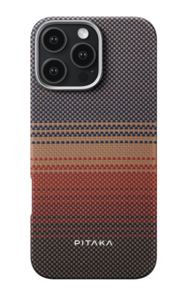 Чехол PITAKA Tactile Woven для iPhone 16 Pro, Закат