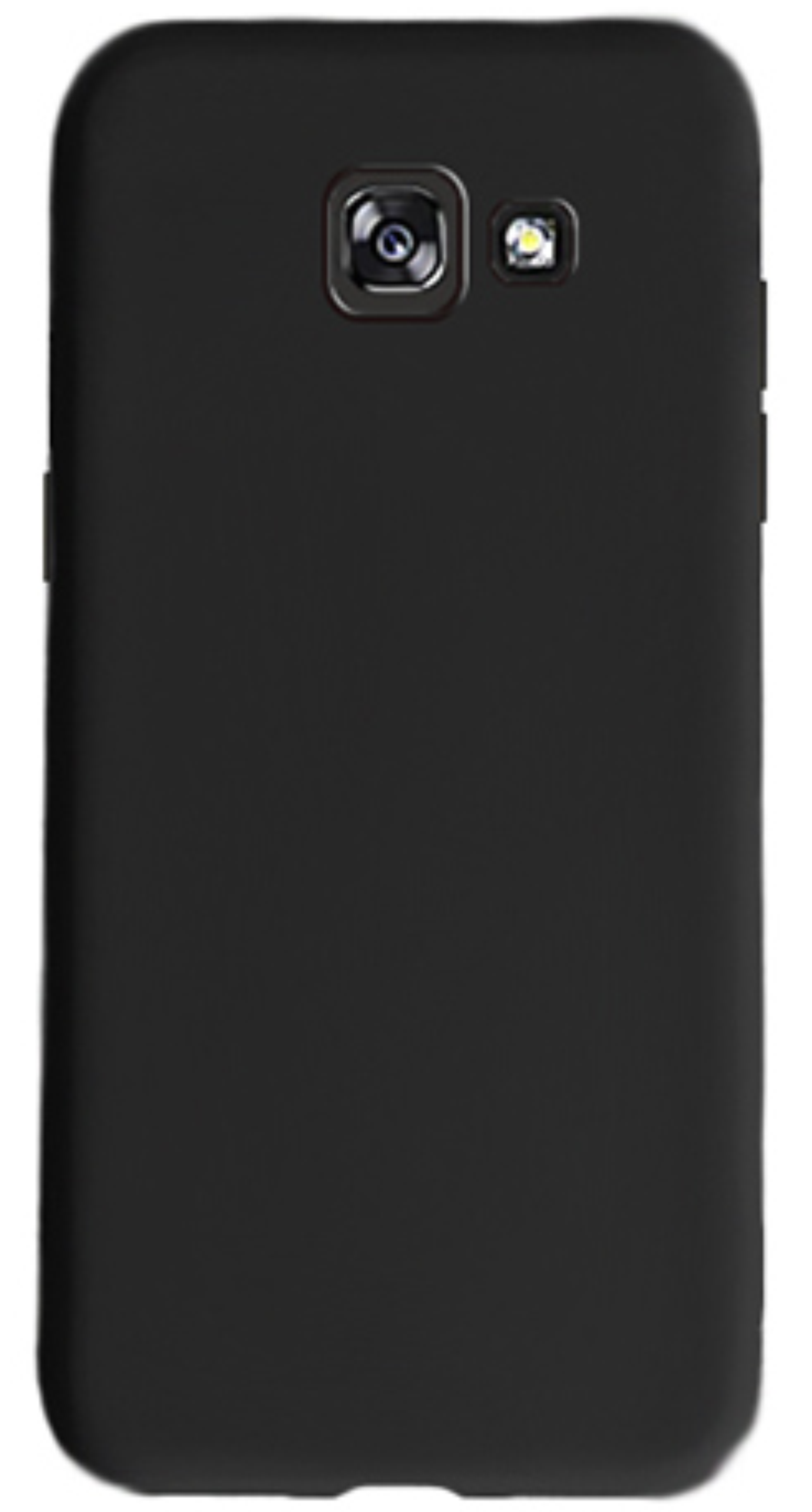 Чехол Силиконовый для Samsung A5 2015, Черный Матовый