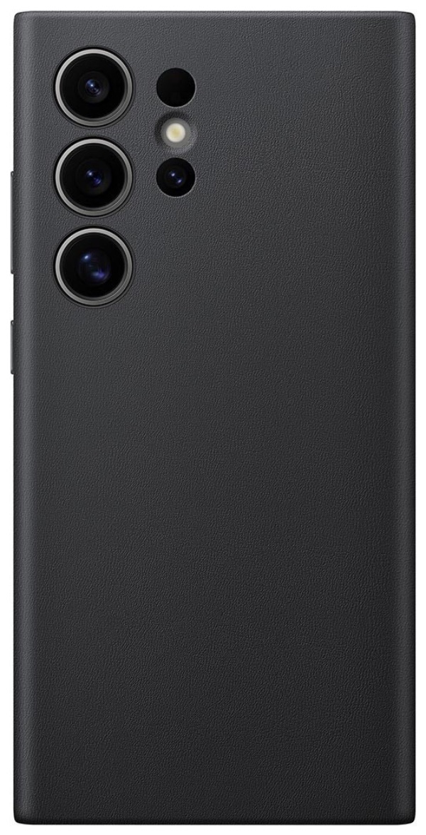 Чехол Кожа для Samsung Galaxy S24 Ultra, Черный