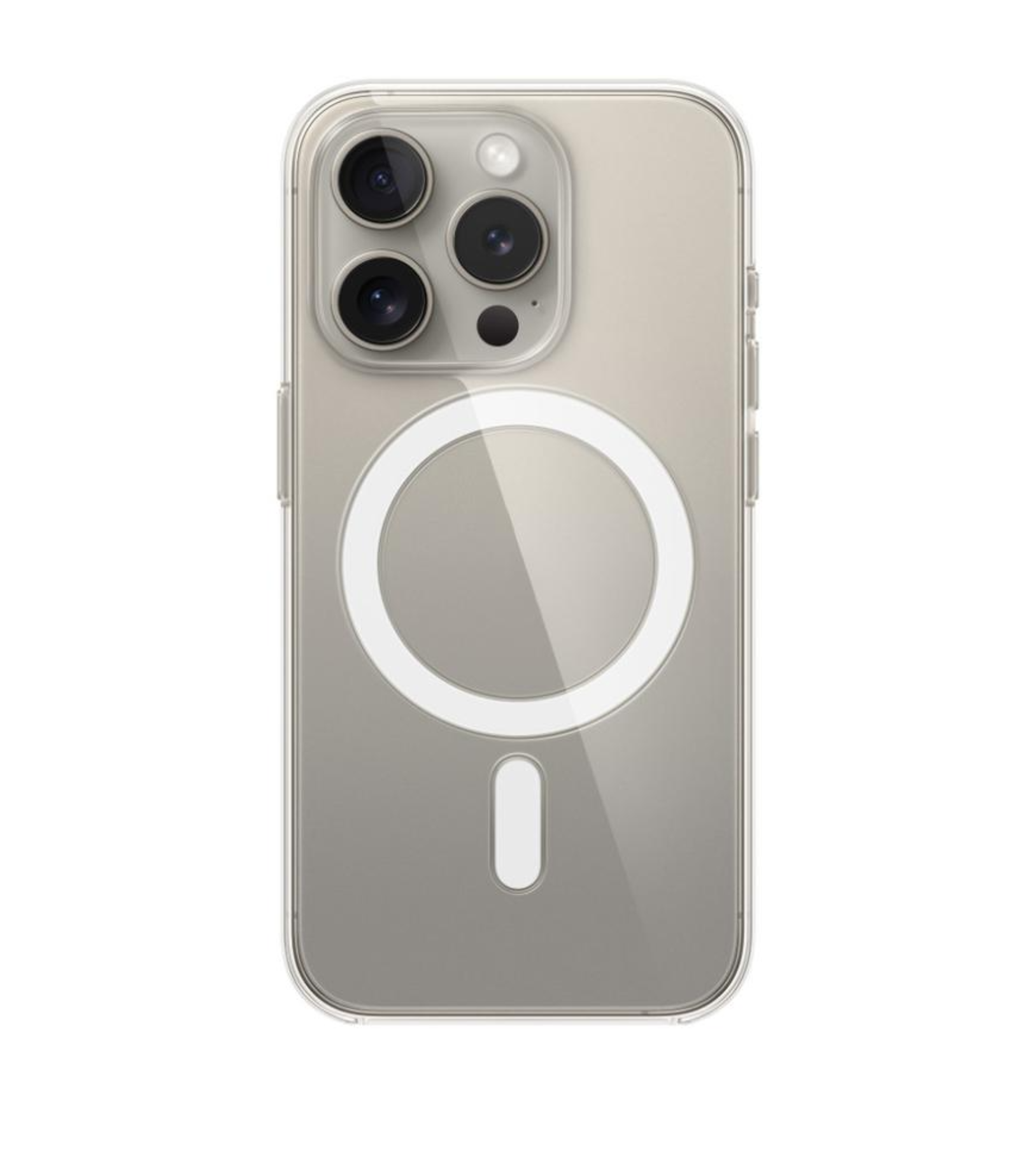 Чехол MagSafe Orig для iPhone 15 Pro, Прозрачный