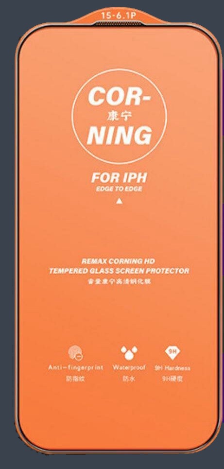 Защитное стекло Remax GL-83 для Apple iPhone 13 Pro Max/14 Plus, Черная рамка