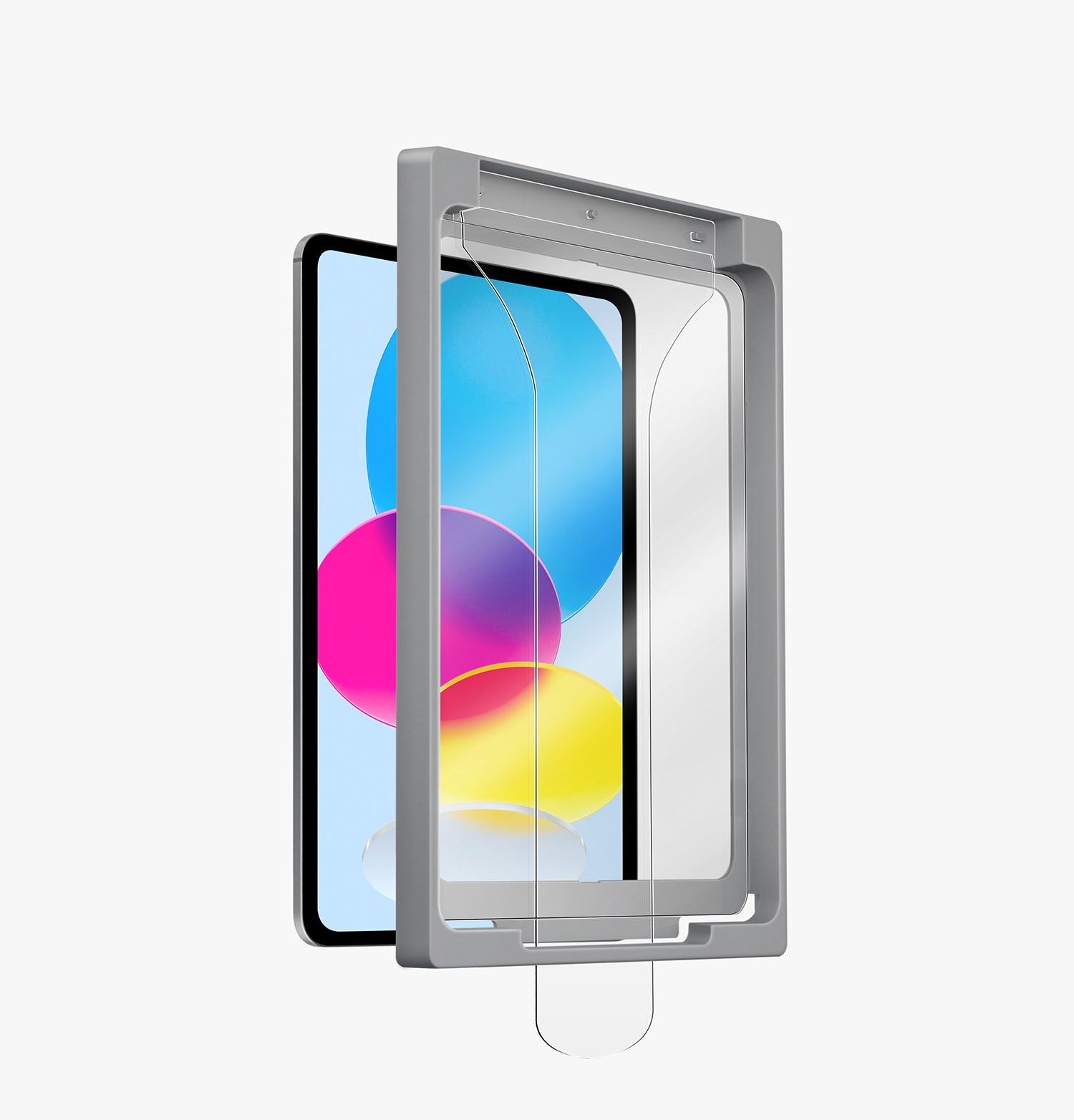 Стекло Uniq для iPad 11 (2025 A16)/ 10.9 (2022) OPTIX Clear (+EXOFit applicator)