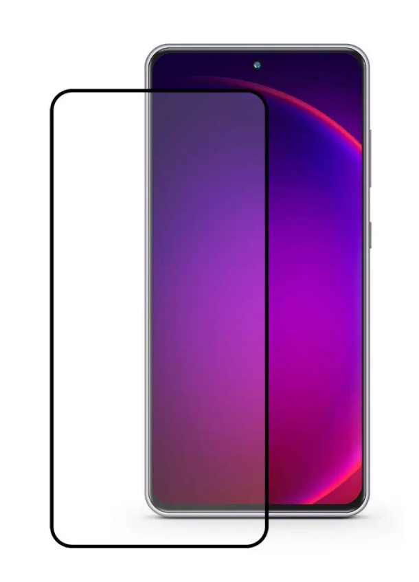 Защитное стекло цельное 3D для Samsung S21 FE Black