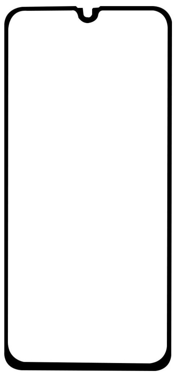 Защитное стекло цельное 3D для Samsung A14 Black