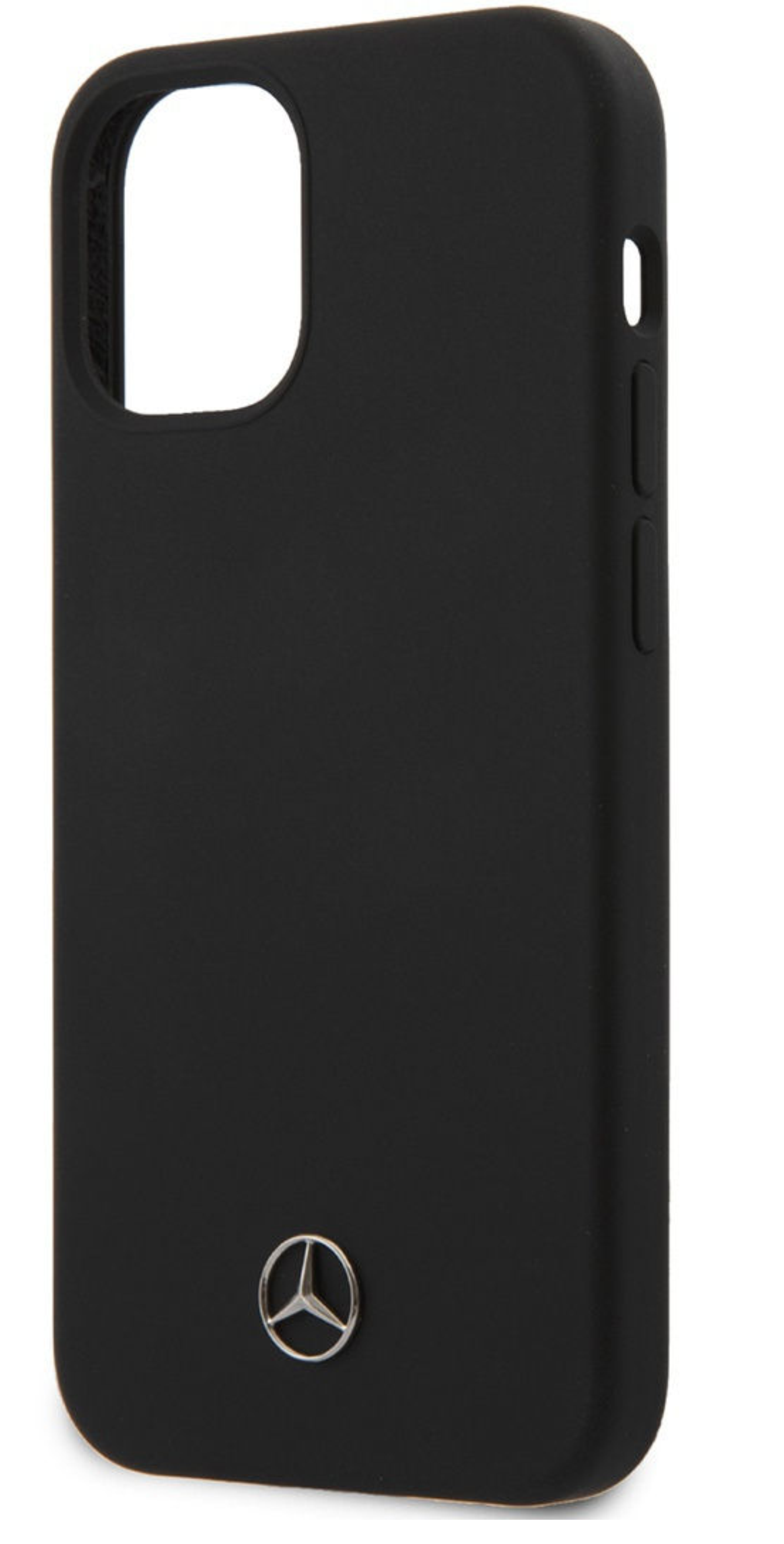 Чехол Mercedes для iPhone 12 mini, Силикон, Черный
