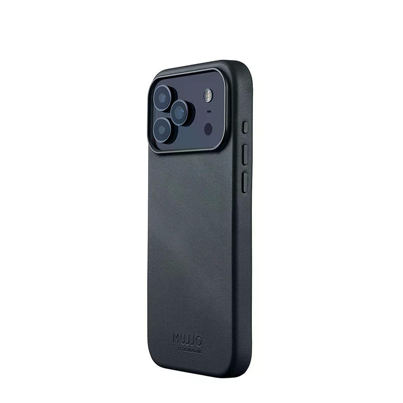 Чехол Mujjo Leather для iPhone 17 Pro, Базальт