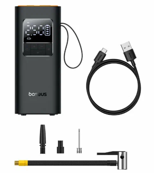Автомобильный компрессор Baseus SuperMini Pro Series Wireless Car Inflator Черный (C11159300111-00)
