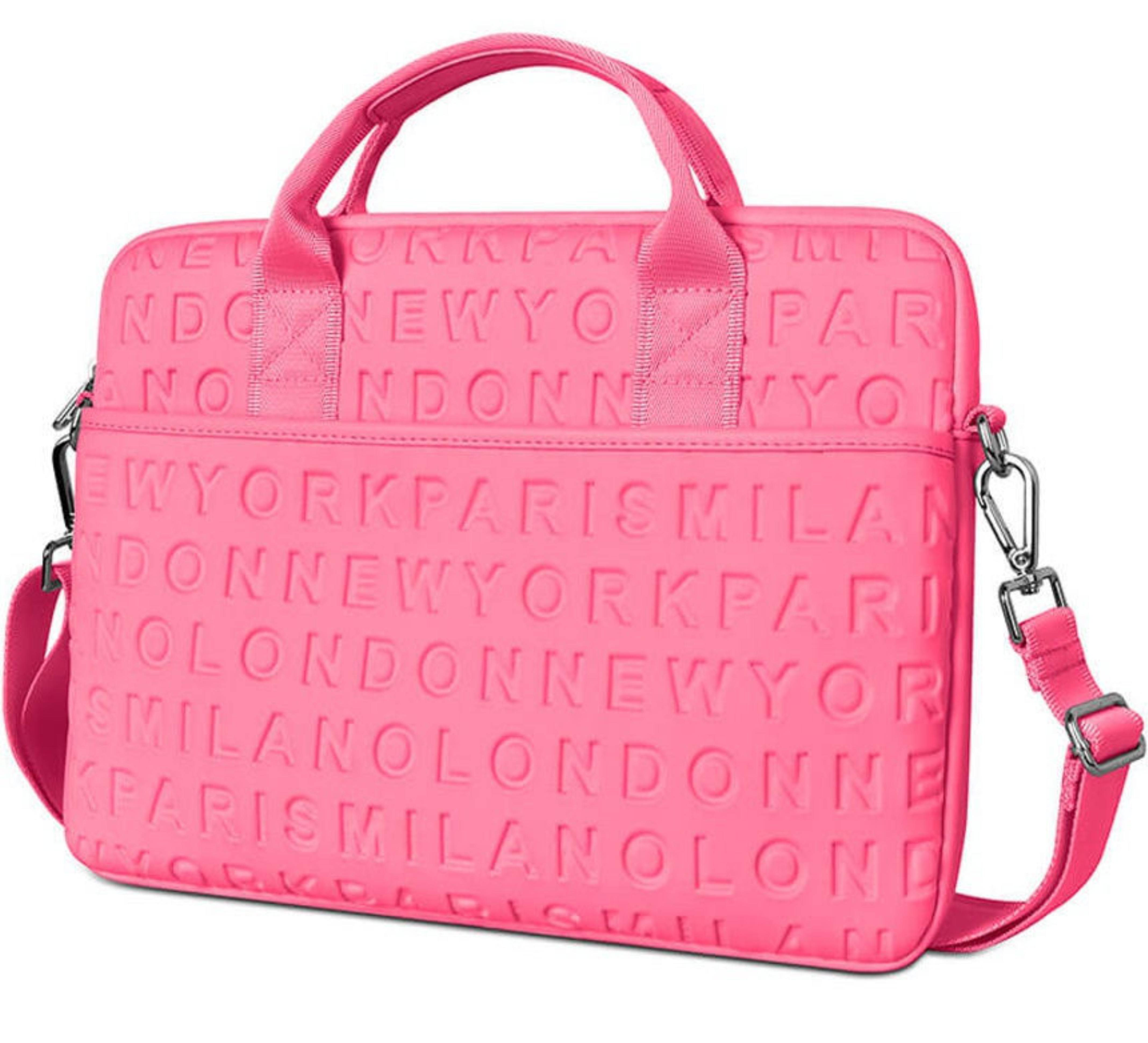 Сумка WiWu Сosmo Laptop Slim Bag для MacBook 13.3, Ярко-розовая