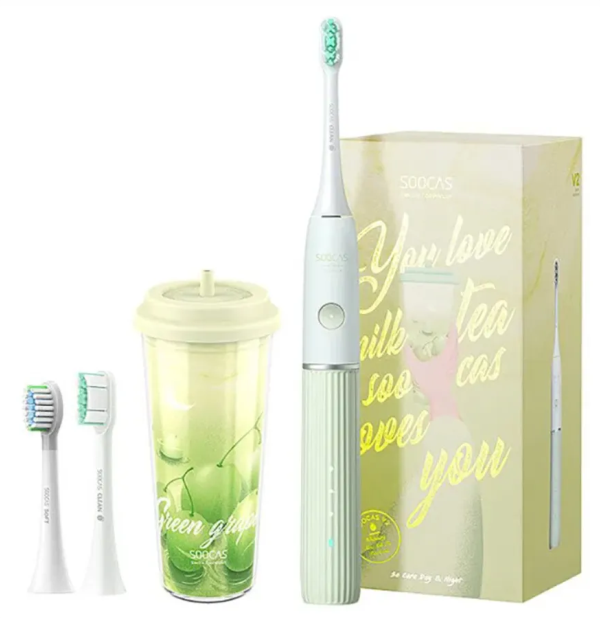 Электрическая зубная щетка Xiaomi Soocas V2, Зеленый