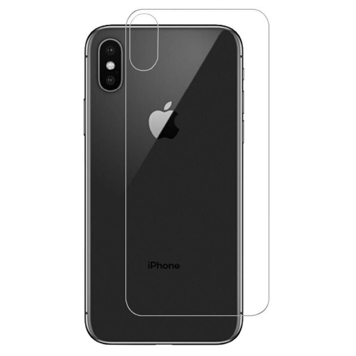 Защитное стекло на заднюю панель Baseus для Apple iPhone X/XS, Прозрачный