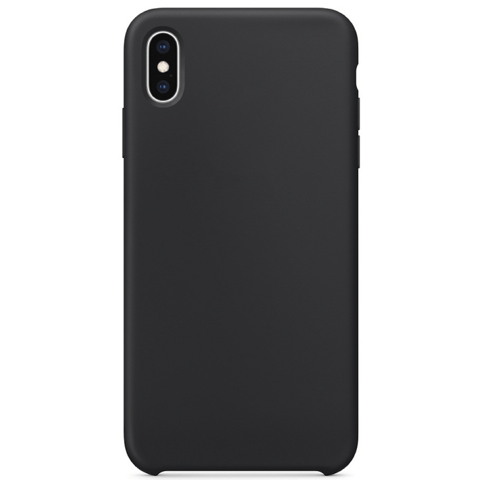 Чехол Силиконовый для iPhone Xs Max, Черный