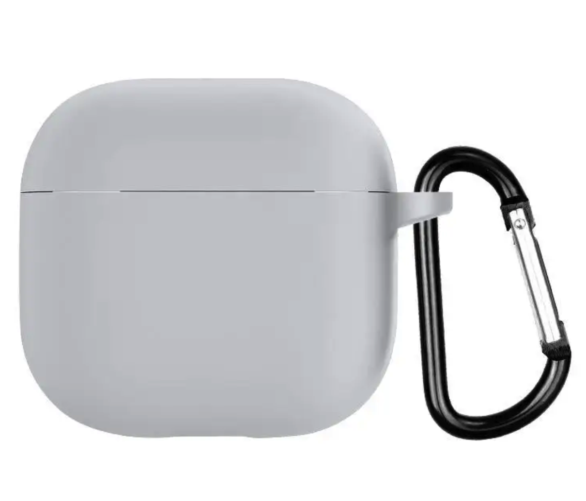 Чехол для наушников Airpods 4 силикон, серый