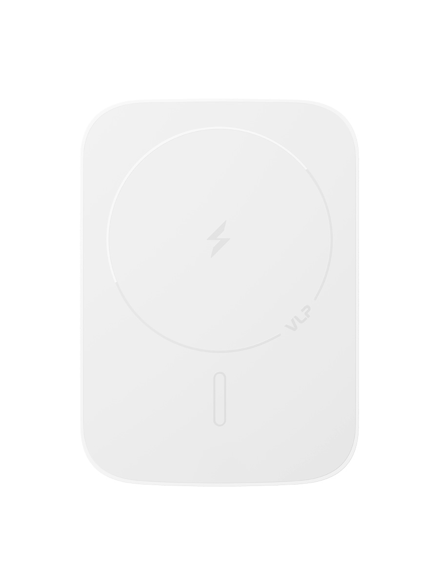 Power Bank VLP Mag Energy USB-C, 5000 мА·ч, 15W, Белый
