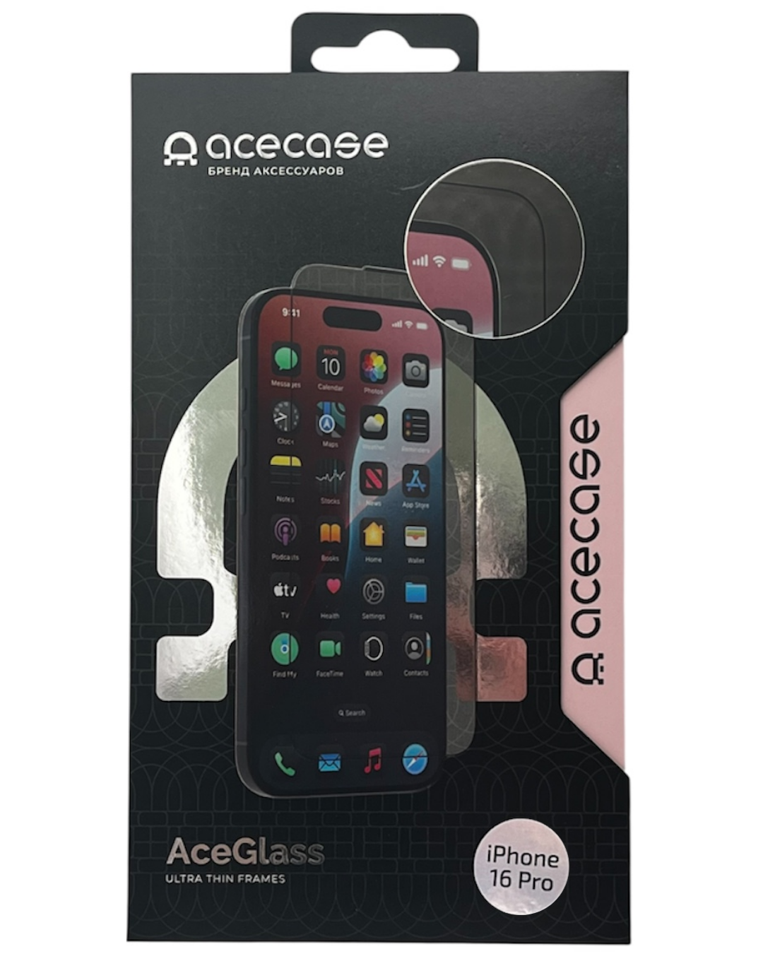 Защитное стекло AceCase - AceGlass for iPhone 16 Pro/17