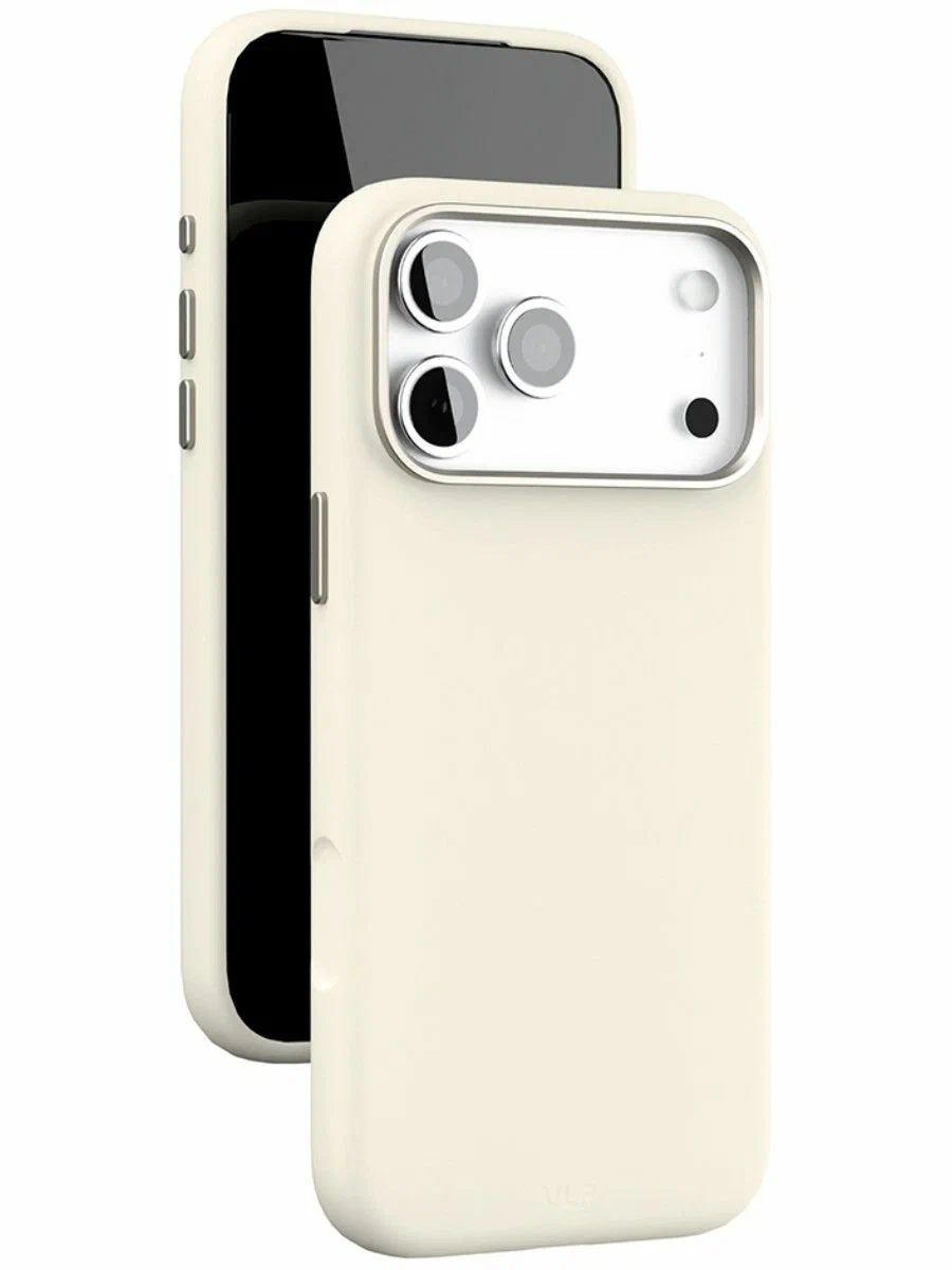 Чехол защитный VLP Aster Pro Case с MagSafe для iPhone 17 Pro Max, Белый