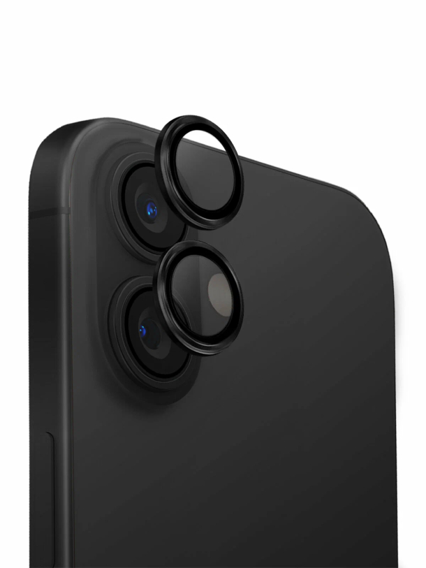 Защитное стекло SupGlass Camera lens glass Anti Glare XC-31 на камеру для iPhone 16/16 Plus, Черный