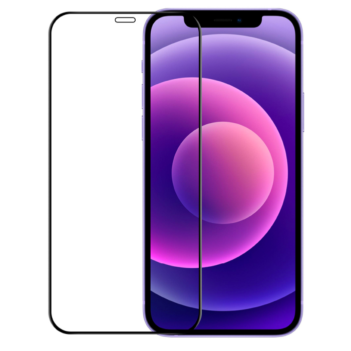 Защитное стекло Gorilla Glass premium для iphone 12 mini, Черный