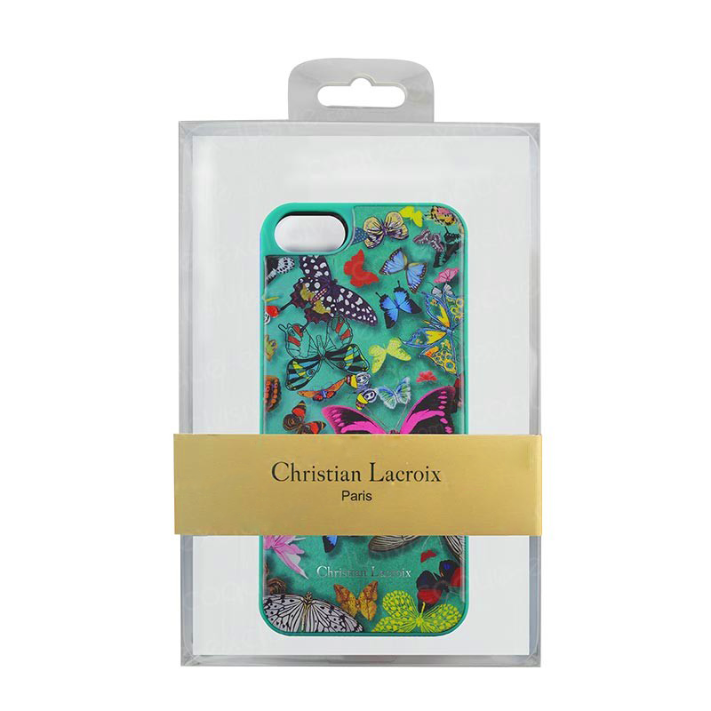 Чехол Lacroix для iPhone 5/5S, Бабочка, Зеленый, CLBPCOVIP5V