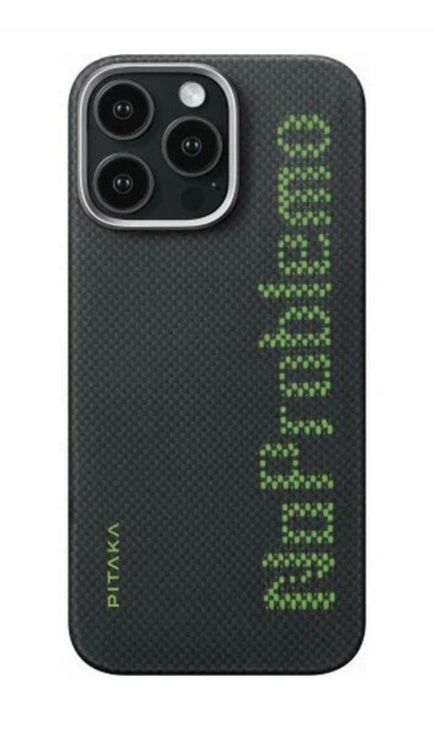 Чехол PITAKA Aries Tactile Woven для iPhone 15 Pro, NoProblemo