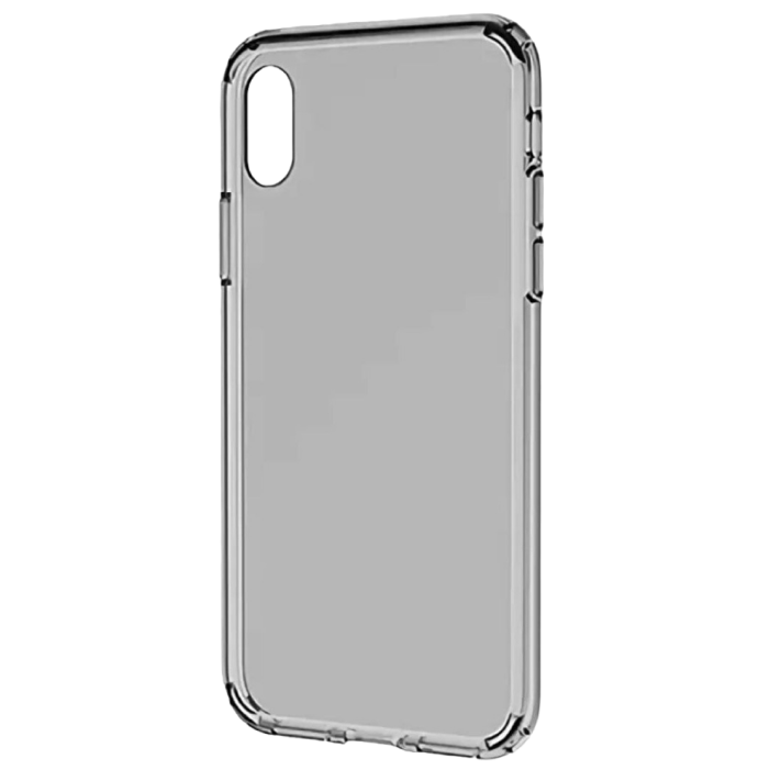 Силиконовый чехол для iPhone X, Прозрачный темный