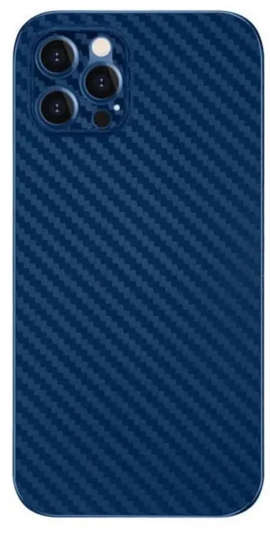 Чехол K-DOO Air Карбон для iPhone 13 Pro, Синий