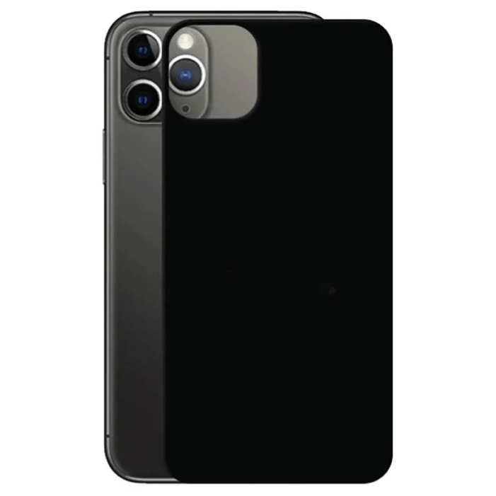 Защитное стекло заднее 2D для iPhone 11 Pro Max, Матовый Черный