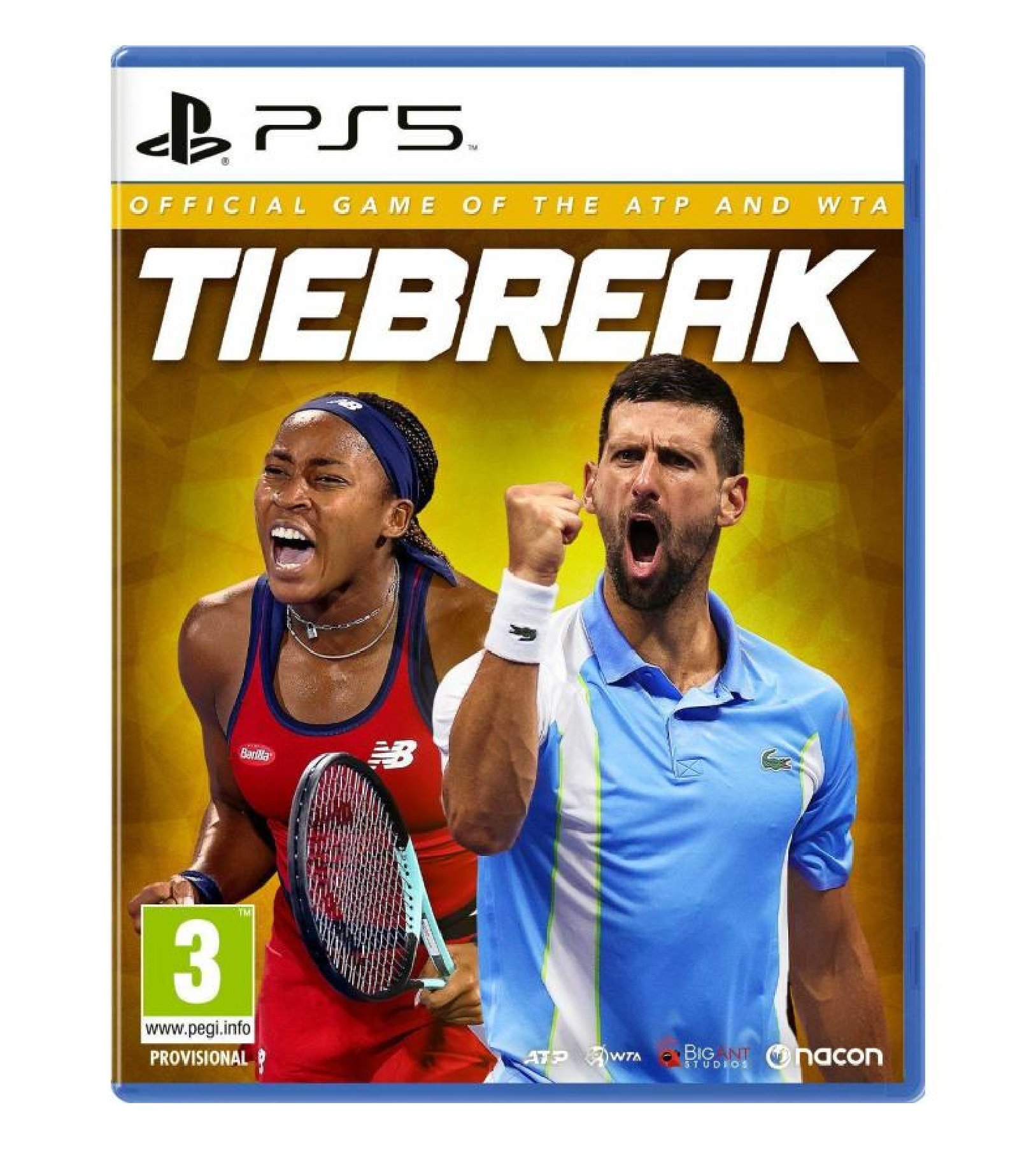 Игра TIEBREAK: Official game of the ATP and WTA для PlayStation 5
