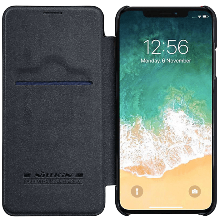 Чехол Nillkin для iPhone XS Max, Книжный тип, Черный