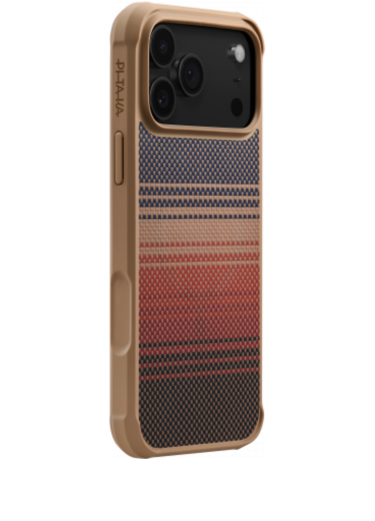 Противоударный чехол Pitaka Aramid ProGuard Case для iPhone 17 Pro Max, Оранжевый
