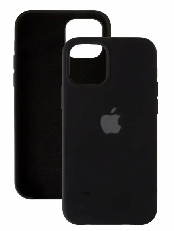 Чехол под оригинал для iPhone 15 Pro, Черный