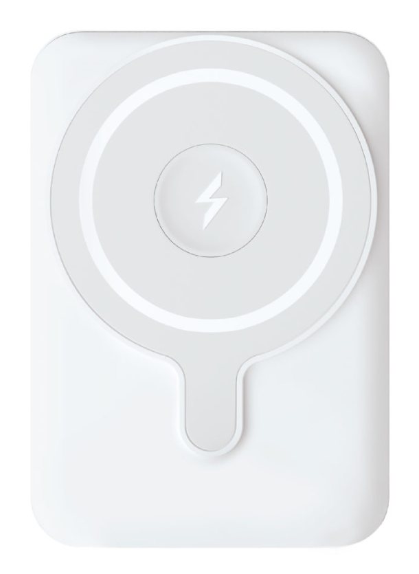 Power Bank VLP Dual Magsafe PowerBank USB-C, 5000 мА·ч, Белый