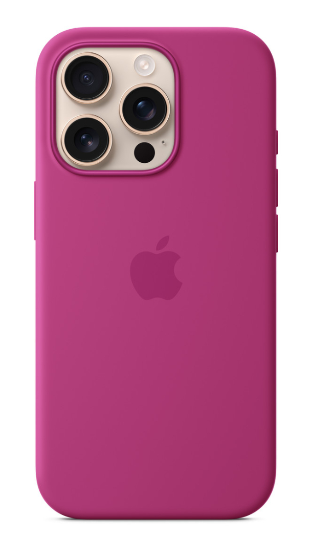 Чехол Оригинальный Силикон MagSafe для iPhone 16 Pro Max, Фуксия