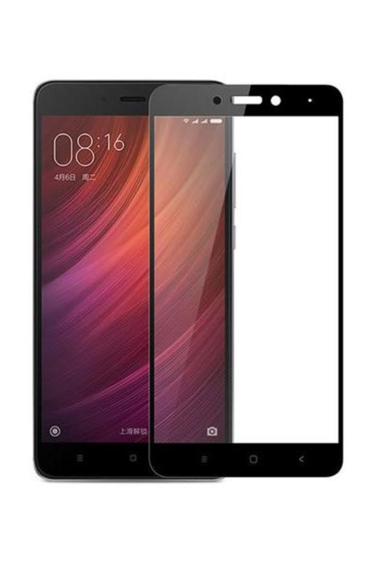 Защитное стекло 2D для Xiaomi Redmi 4A, Черный