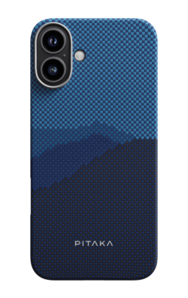 Чехол PITAKA StarPeak Tactile Woven для iPhone 16, Горизонт