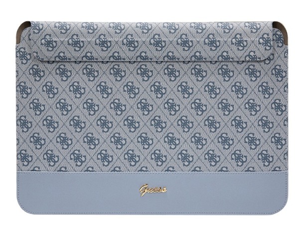 Чехол Guess для MacBook 13"-14" Sleeve 4G Bottom stripe Metal logo, Синий