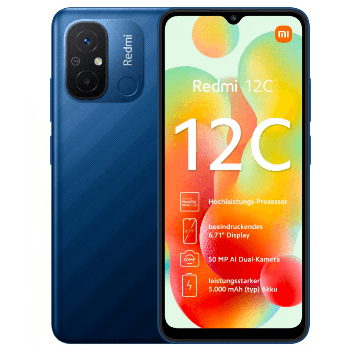 Xiaomi Redmi 12C 6/128Гб, Синий, EU