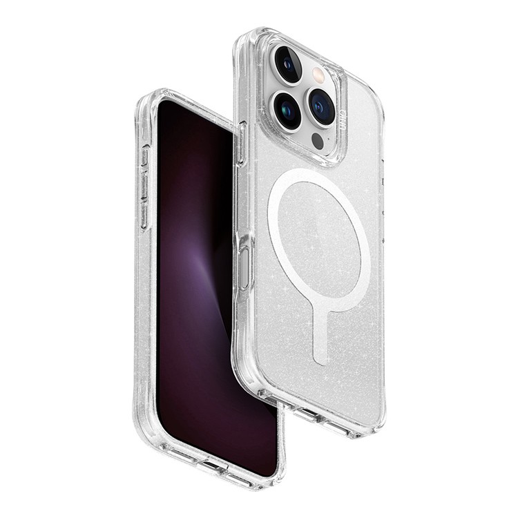 Чехол Uniq Lifepro Xtreme Tinsel с MagSafe для iPhone 16, Прозрачный